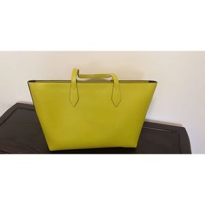 Cuir Rose citron tote bag